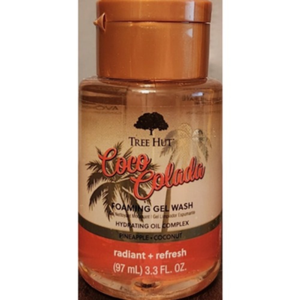 Tree Hut Coco Colada Foaming Gel Wash (Radiant + Refresh) 3.3 fl oz Travel s34